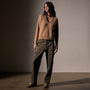 Cashmere Soft V Sweater  in Camel | James Perse Los Angeles