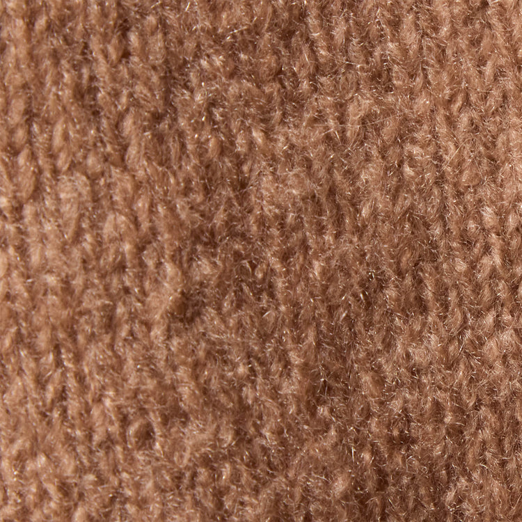 Cashmere Soft V Sweater  in Camel | James Perse Los Angeles