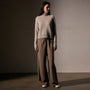 Cashmere Funnel Neck Sweater in Hazel | James Perse Los Angeles