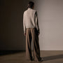 Cashmere Funnel Neck Sweater in Hazel | James Perse Los Angeles