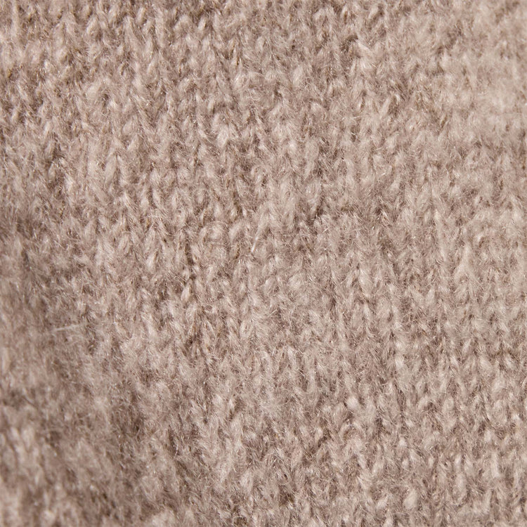 Cashmere Funnel Neck Sweater in Hazel | James Perse Los Angeles