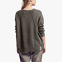 Lightweight Textured Cashmere Crew in Jungle | James Perse Los Angeles
