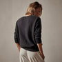 Lightweight Cashmere V Neck Sweater in Black | James Perse Los Angeles