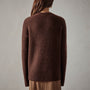 Rib Raglan Crew Sweater in Americano | James Perse Los Angeles