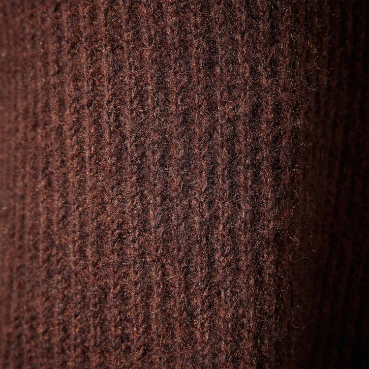 Rib Raglan Crew Sweater in Americano | James Perse Los Angeles