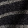 Nautical Stripe Cashmere Sweater in Black/Thunder | James Perse Los Angeles