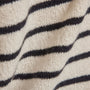 Nautical Stripe Cashmere Sweater in Ivory/Black | James Perse Los Angeles
