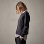 Cashmere Crew Sweater in Black | James Perse Los Angeles
