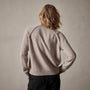 Cashmere Crew Sweater in Silver Wheat | James Perse Los Angeles