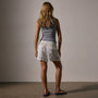 Viscose Linen Utility Short in White | James Perse Los Angeles