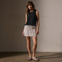 Linen Viscose Utility Skirt in Nimbus Pigment | James Perse Los Angeles