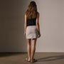 Linen Viscose Utility Skirt in Nimbus Pigment | James Perse Los Angeles