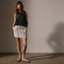 Linen Viscose Utility Skirt in Nimbus Pigment | James Perse Los Angeles