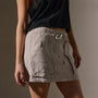Linen Viscose Utility Skirt in Nimbus Pigment | James Perse Los Angeles