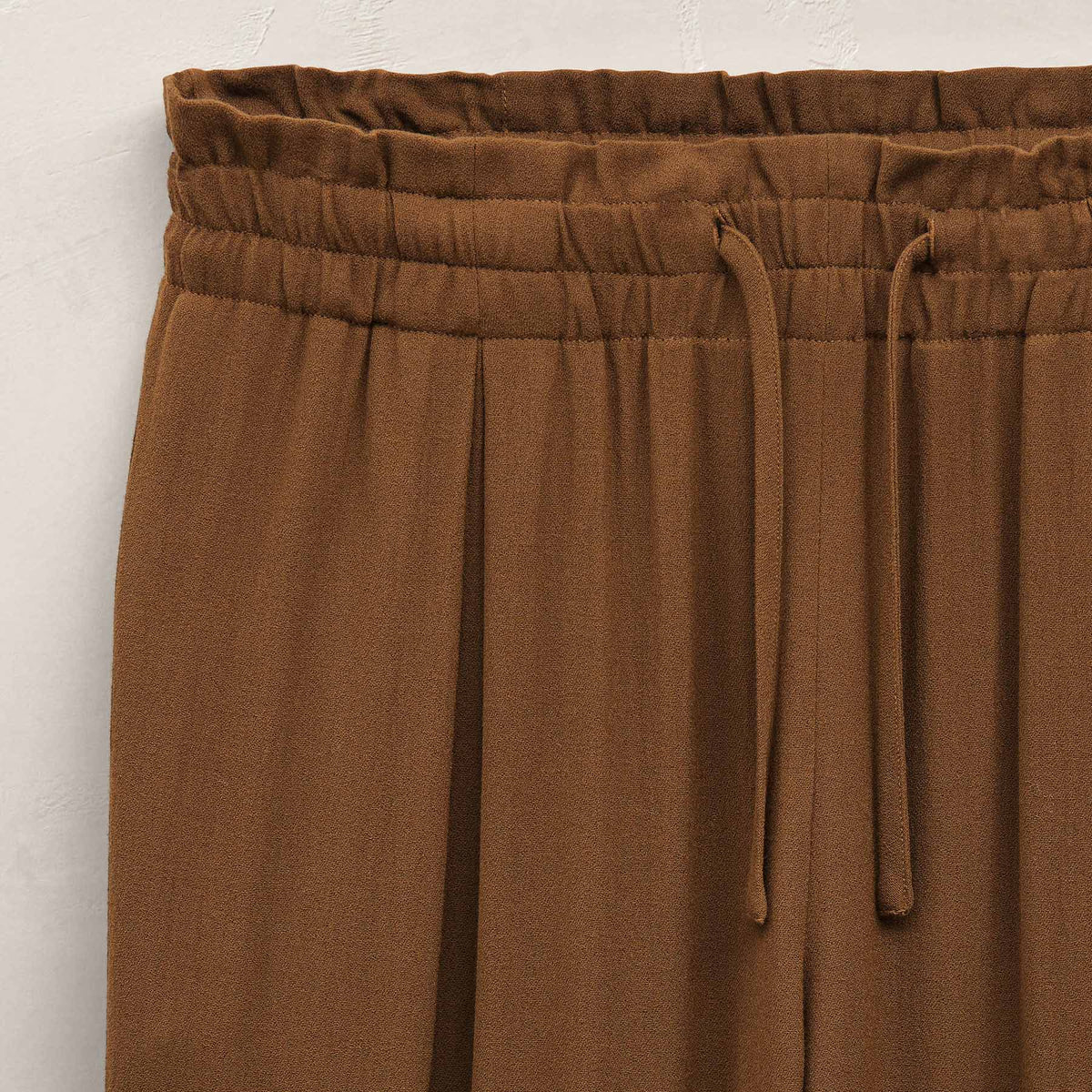 Lx Viscose Wool Paperbag Pant in Gingerbread | James Perse Los Angeles