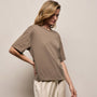 Lightweight Luxe Jersey Tee in Light Olive | James Perse Los Angeles