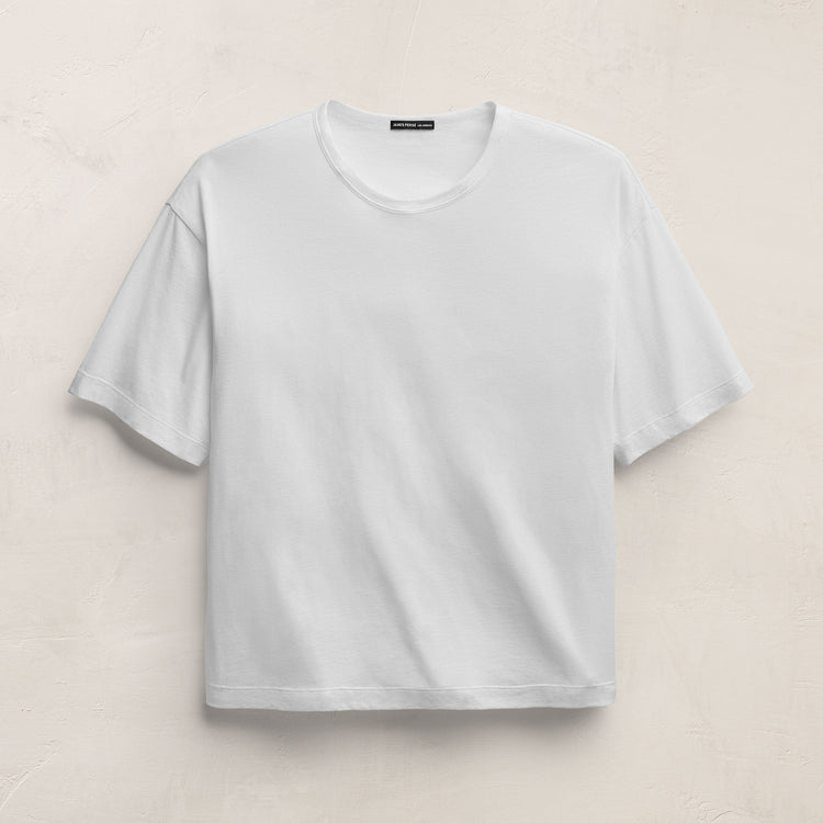 Lightweight Luxe Jersey Tee in White | James Perse Los Angeles