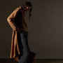 Unlined Suede Trench Coat in Toffee | James Perse Los Angeles