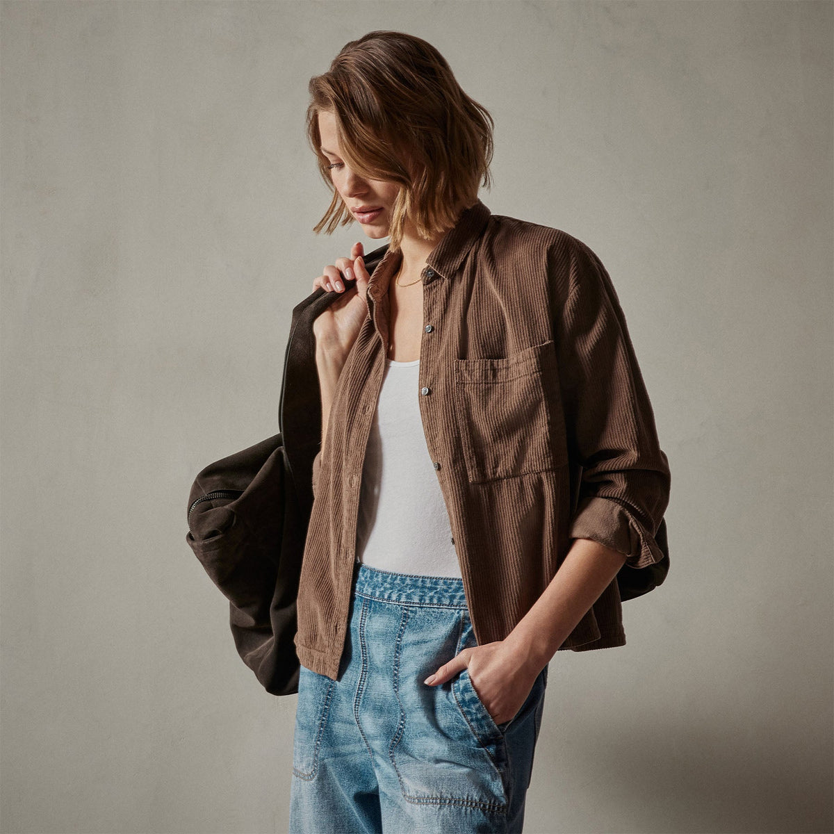 Pacifica Jean in Medium Denim | James Perse Los Angeles