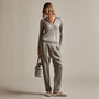 Single Pleat Relaxed Pant in Dapple Pigment | James Perse Los Angeles