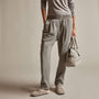 Single Pleat Relaxed Pant in Dapple Pigment | James Perse Los Angeles