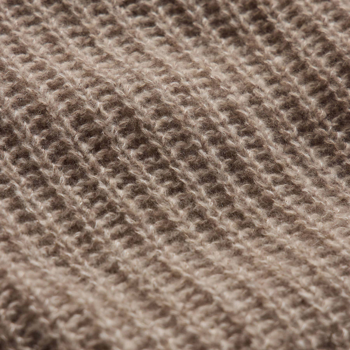 Marled Cashmere Silk Crew Sweater in Grout Mix | James Perse Los Angeles
