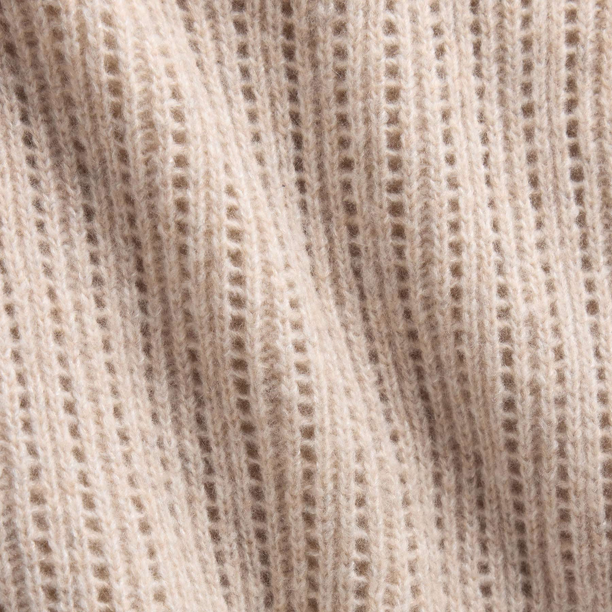 Open Stitch Vest in Alabaster Mix | James Perse Los Angeles FLAT