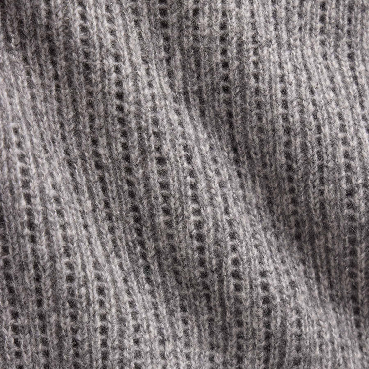 Open Stitch Vest in Grey Mix | James Perse Los Angeles FLAT