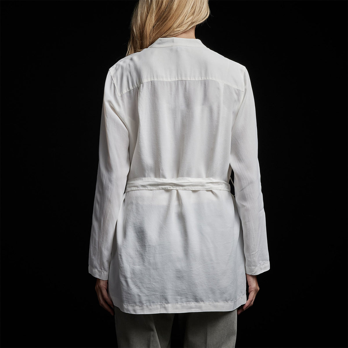 Lounge Robe in Off White | James Perse Los Angeles