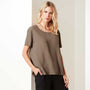 Matte Cupro Tee In Platoon | James Perse Los Angeles
