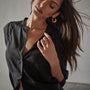 Tuxedo Shirt in Black | James Perse Los Angeles