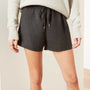 Micro Suede Pull On Short - Carbon | James Perse Los Angeles