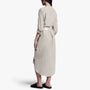Tie Waist Shirt Dress In Silver | James Perse Los Angeles