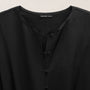Modal Silk Blend Tie Up Dress in Black | James Perse Los Angeles