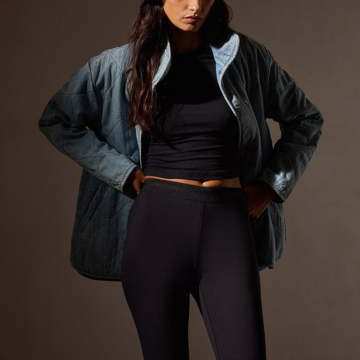 Scuba Legging in Black | James Perse Los Angeles