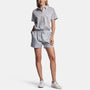 Striped Organza Romper In Black/White | James Perse Los Angeles