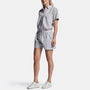 Striped Organza Romper In Black/White | James Perse Los Angeles