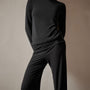 Wide Leg Lounge Pant in Black | James Perse Los Angeles
