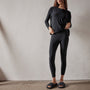 Lounge Legging in Black | James Perse Los Angeles
