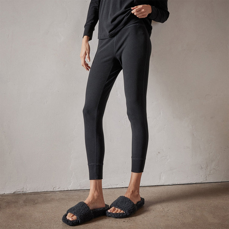 Lounge Legging in Black | James Perse Los Angeles