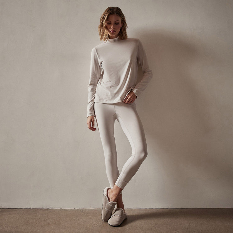Lounge Legging in Stone | James Perse Los Angeles