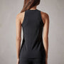 Sueded Stretch Jersey Muscle Tank in Black | James Perse Los Angeles