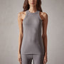 Sueded Stretch Jersey Muscle Tank in Raccoon Grey | James Perse Los Angeles