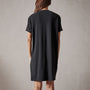 Short Sleeve Saddle Shoulder Sleep Tee in Black | James Perse Los Angeles