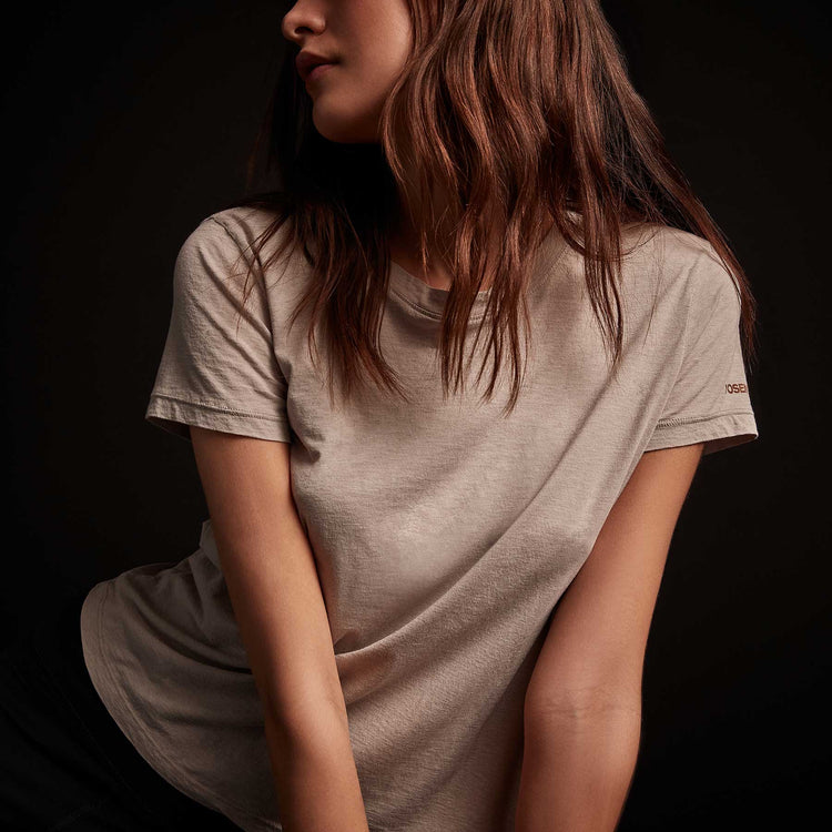 Y/OSEMITE Melange Jersey Tee - Dapple | James Perse Los Angeles