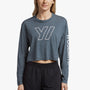 Y/OSEMITE Tech Jersey Cropped Tee In Petrol | James Perse Los Angeles