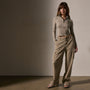 Cropped Long Sleeve Half Zip in Overcast | James Perse Los Angeles