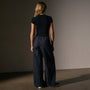 Short Sleeve Cropped Tee  in Black | James Perse Los Angeles