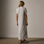 Cotton Blend Jersey Dress in White | James Perse Los Angeles
