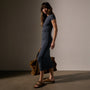 Ruched T Shirt Dress in Asphalt | James Perse Los Angeles